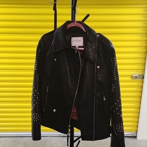 GUESS Black Studded Women's Jacket